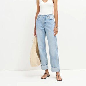 Reformation Preston Baggy High Rise Cuffed Straight Jeans Size 29 - Perfect!